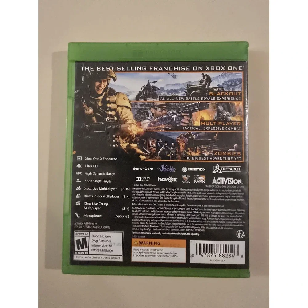 Call of Duty: Black Ops 4 - (Microsoft Xbox One)